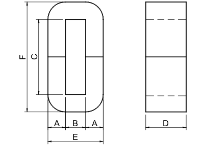 Noyau de haute qualité du nanocrystalline c pour le transformateur audio et l'inducteur de C.C